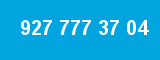 927 777 37 04 927 777 37 04